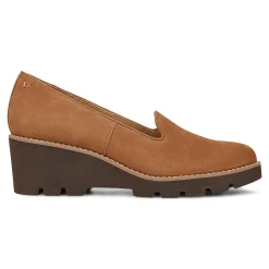 Discount Vionic Willa Wedge Black Leather|Black Suede|Navy Suede|Toffee Suede