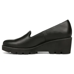 Discount Vionic Willa Wedge Black Leather|Black Suede|Navy Suede|Toffee Suede