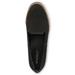 Discount Vionic Willa Wedge Black Leather|Black Suede|Navy Suede|Toffee Suede