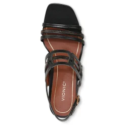 Cheap Vionic Zaphira Heeled Sandal Tan|Black|Cream